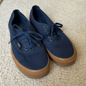 Authentic Vans with Gum Sole